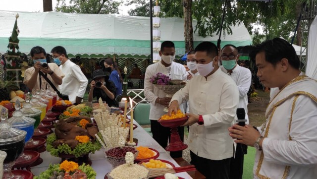 ทำพิธีขอขมา"สวนรุกขชาติเชตวัน"