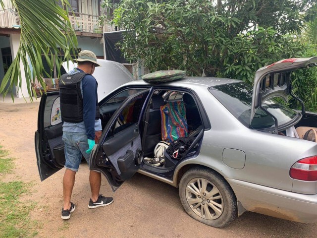 ล้อมจับลูกเขยโหดใช้ปืนยิงพ่อตาดับคาบ้าน