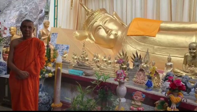 หนึ่งเดียวในไทย พระนอนทรงเทริดมโนราห์อายุกว่าพันปี