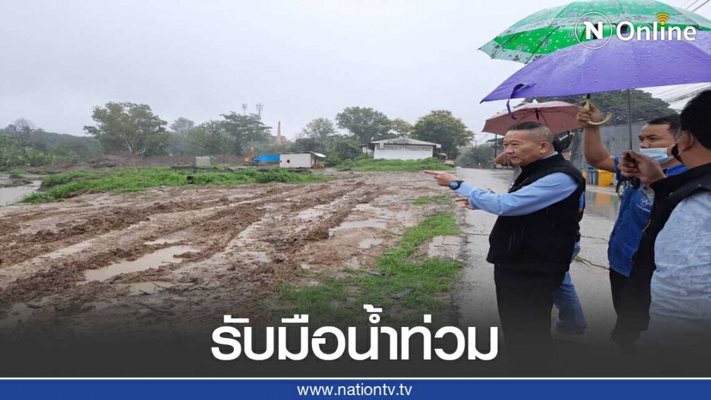 นายก ทน.แม่สอด รับมือน้ำท่วมฉับพลัน นายก ทน.แม่สอด รับมือน้ำท่วมฉับพลัน