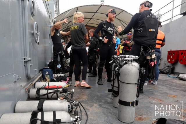 ระดมนักประดาน้ำทีมช่วยหมูป่า เข้าพิสูจน์ซากเรือใต้ทะเล
