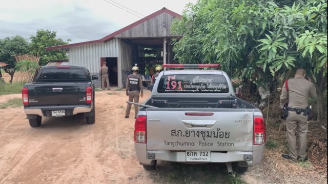 หัวขโมยตัดตาข่ายโรงนาลักข้าวเปลือก