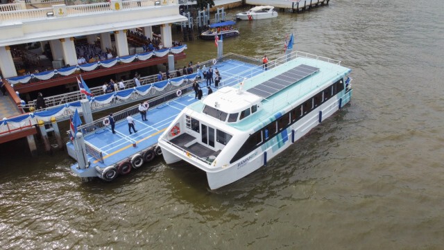 ‘บ้านปูเน็กซ์ อีเฟอร์รี่’ เรือท่องเที่ยวไฟฟ้าลำแรกของไทย