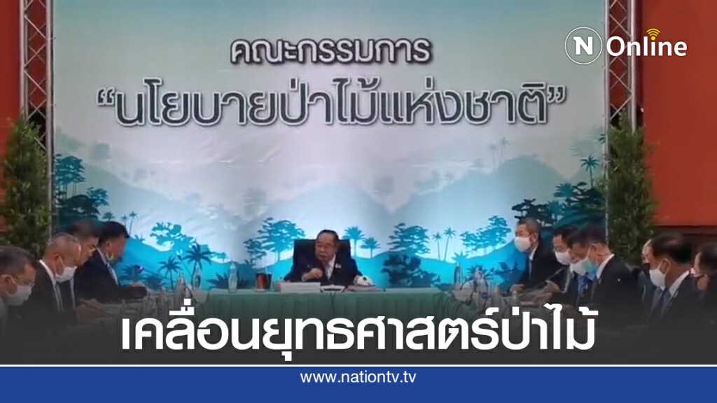 "บิ๊กป้อม"เร่งขับเคลื่อนยุทธศาสตร์ป่าไม้แห่งชาติ