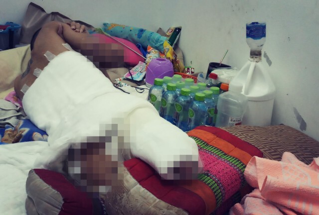 แม่ใจสลาย ลูกชายเกิดอุบัติเหตุจยย.คว่ำ รถบรรทุกทับ ซ้ำถูกไฟคลอกทั้งตัว
