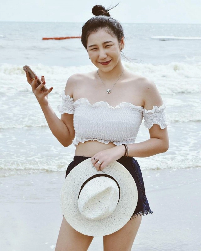 สวยเหมือนแม่ หยก-คิม ลูกสาว ส้มเช้ง สามช่า