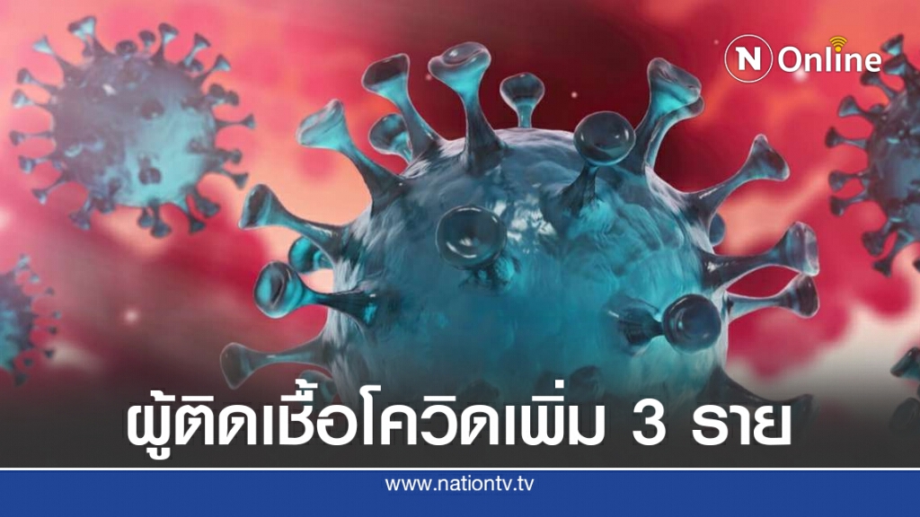ศบค.เผยพบผู้ติดเชื้อโควิดเพิ่ม 3 ราย เป็นผู้ป่วยที่เดินทางกลับจากต่างประเทศ
