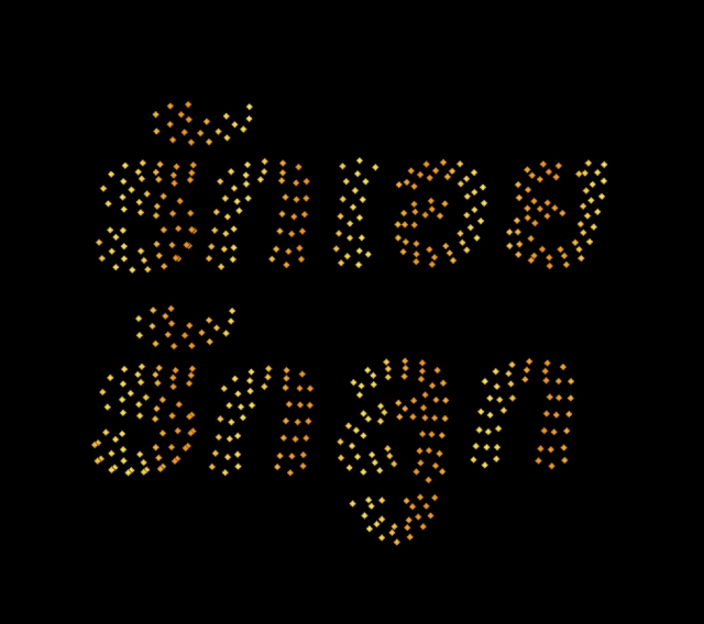 การแสดงบินโดรนแปรอักษรเทิดพระเกียรติ วันแม่แห่งชาติ