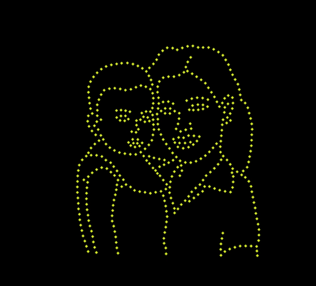 การแสดงบินโดรนแปรอักษรเทิดพระเกียรติ วันแม่แห่งชาติ