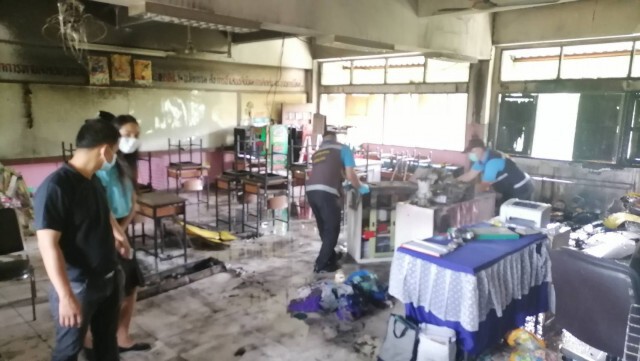 ไฟไหม้ห้องส่งเสริมวิชาการโรงเรียนอนุบาลเกาะคา