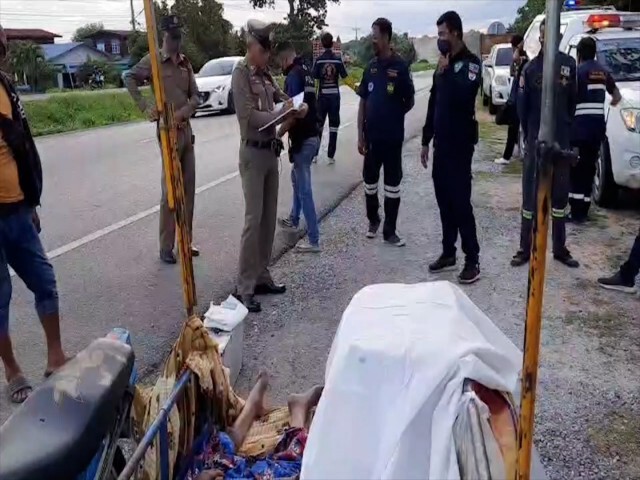 หนุ่มพาแม่ป่วยกลับบ้านแต่อาการกำเริบเสียชีวิตระหว่างทาง