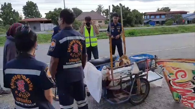 หนุ่มพาแม่ป่วยกลับบ้านแต่อาการกำเริบเสียชีวิตระหว่างทาง