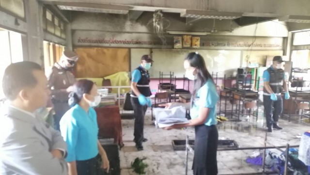 ไฟไหม้ห้องส่งเสริมวิชาการโรงเรียนอนุบาลเกาะคา