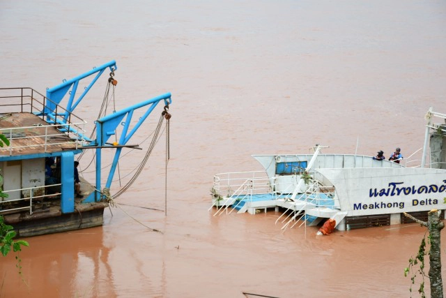 บูรณาการกู้เรือ"แม่โขงเดลต้า"ล่มในแม่น้ำโขง