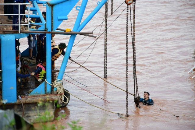 บูรณาการกู้เรือ"แม่โขงเดลต้า"ล่มในแม่น้ำโขง