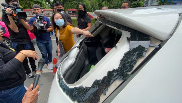 'สาวเบนซ์ คลั่ง' ยึดอกรับผิดชอบรถทุกคัน