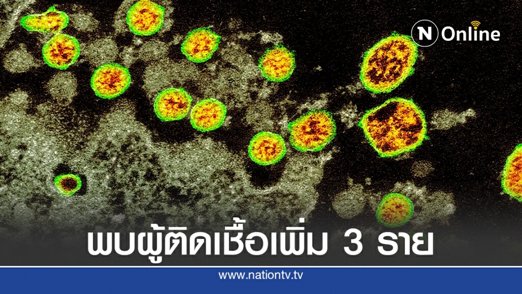 ศบค.เผยไทยพบผู้ติดเชื้อโควิดเพิ่ม 3 ราย ทั้งหมดมาจากต่างประเทศ ศบค.เผยไทยพบผู้ติดเชื้อโควิดเพิ่ม 3 ราย ทั้งหมดมาจากต่างประเทศ