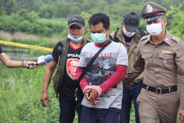 คุมตัวมือยิงฆ่าโหด ผญบ. คุมเข้มทำแผนหวั่นถูกรุมประชาทัณฑ์