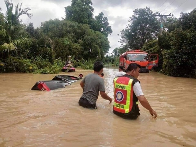 เกิดน้ำป่าไหลหลากใน 6 จังหวัด
