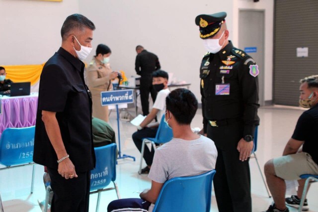 ตรวจเลือกทหารแบบปลอด COVID-19