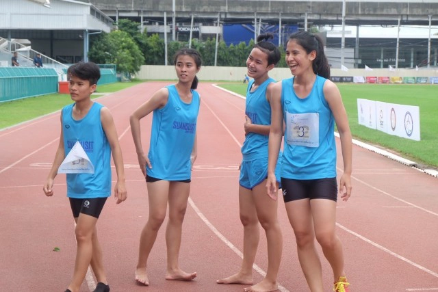 "สุชาดา" มหาวิทยาลัยสวนดุสิต คว้า 4 ทอง กรีฑาคนหูหนวก