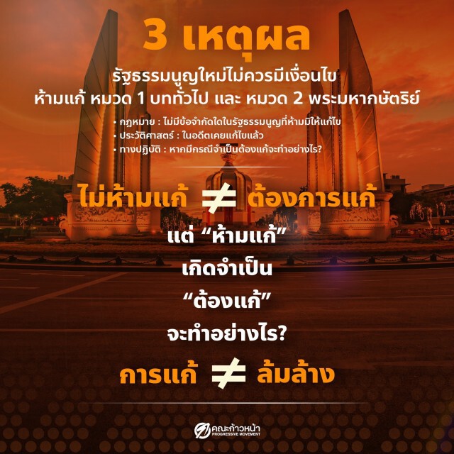 "ปิยบุตร" แนะไม่ควรปิดช่องแก้ รธน.หมวด 1-2 อดีตเคยมีการแก้มาแล้ว