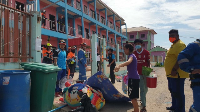 อบต.พันท้ายนรสิงห์สั่งห้ามเข้าหอพักป้าเยี่ยม