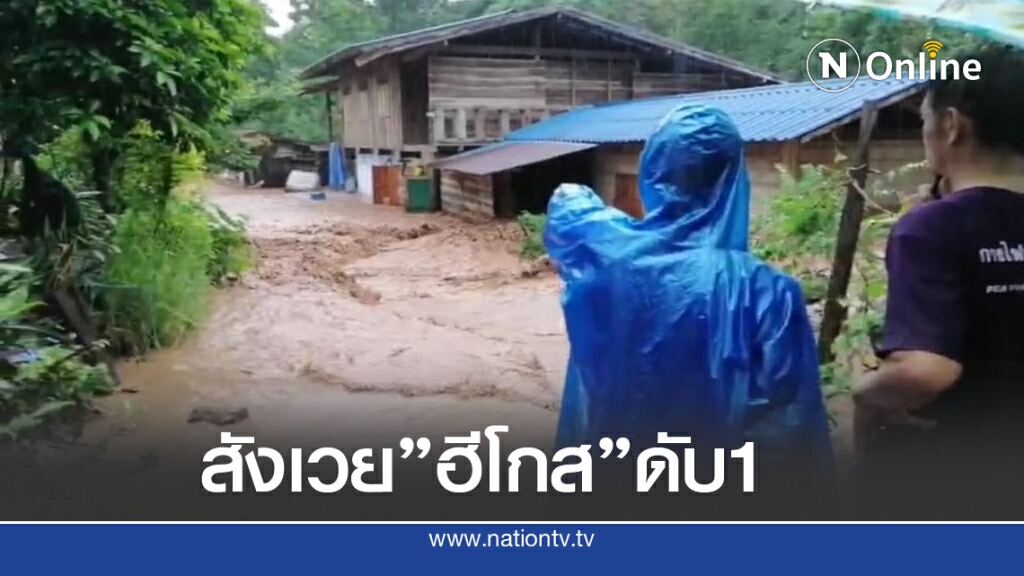 พายุฮีโกสถล่มจังหวัดน่านเสียชีวิต1ราย