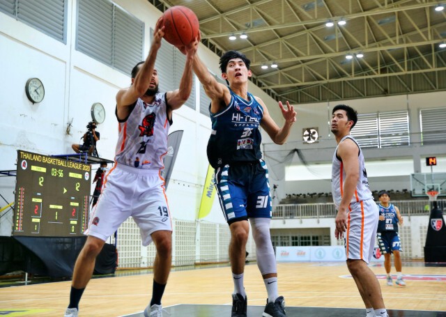 ไฮเทค เฉือน  77-72 ส่ง "ที -เร็กซ์ " ร่วงบาสฯทีพีแอล