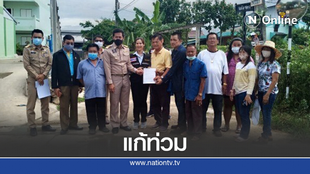 "ส.ส.กุลวลี"รุดแก้น้ำท่วมในชุมชนเทศบาลเมืองราชบุรี