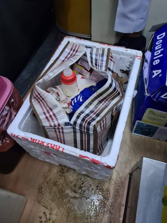พบทารกถูกทิ้งข้างถังขยะพร้อมตะกร้านม