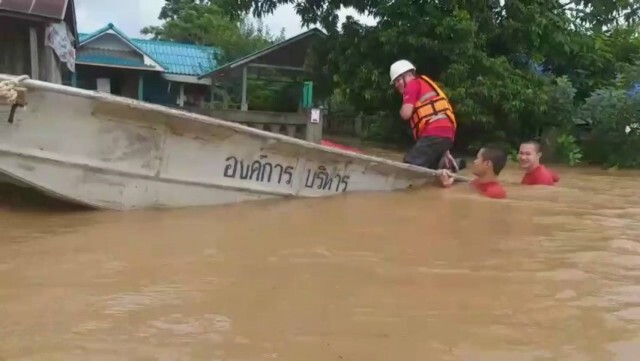 แม่น้ำยมล้นตลิ่ง-"วังชิ้น" จมบาดาล