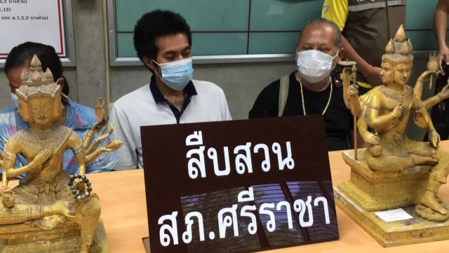 รวบผัวเมีย ขโมยพระพรหม หอพัก พร้อมคนรับซื้อ