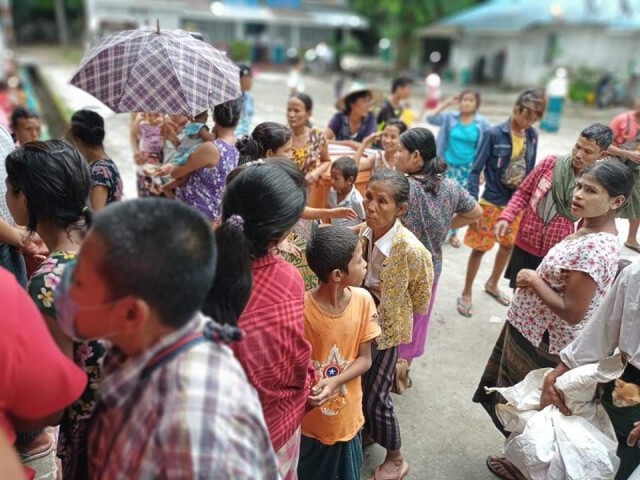น้ำท่วม"ผาอ่าง"อ่วม-ทางการเมียนมาจัดรร.-วัดให้อาศัย
