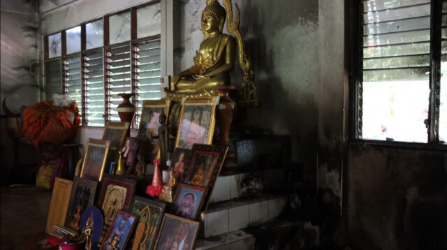อุทาหรณ์พระลูกวัดจุดเทียนไว้ลุกลามไฟไหม้กุฏิ