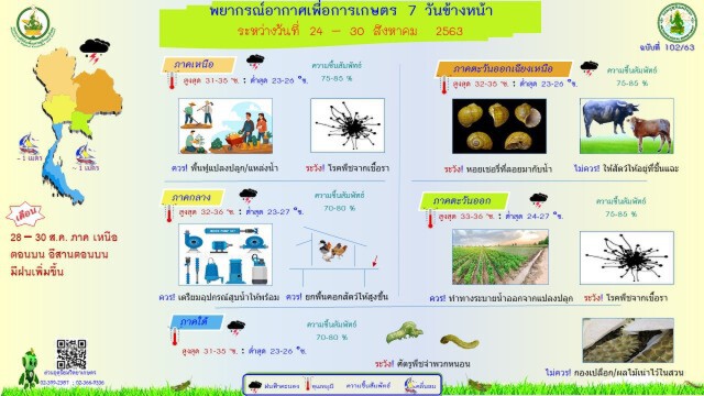 อุตุฯ เตือน 7 วันข้างหน้า ฝนลดลง แต่ระวังน้ำท่วมฉับพลัน