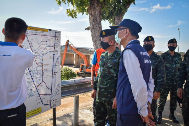 ล่องเรือตรวจน้ำยมขึ้นธงเหลืองผันน้ำเข้าทุ่งบางระกำโมเดล
