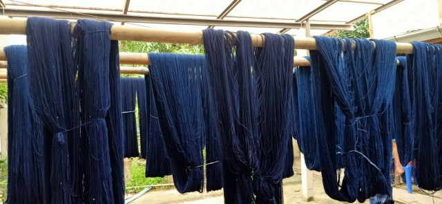 เปิดหมู่บ้านทำมาค้าขายแห่งใหม่ชุมชนผ้าฝ้ายมัดย้อม