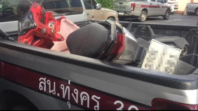 รถปูนทับร่าง "ครู-นักเรียน" ย่านทุ่งครุ ดับ 2 ศพ