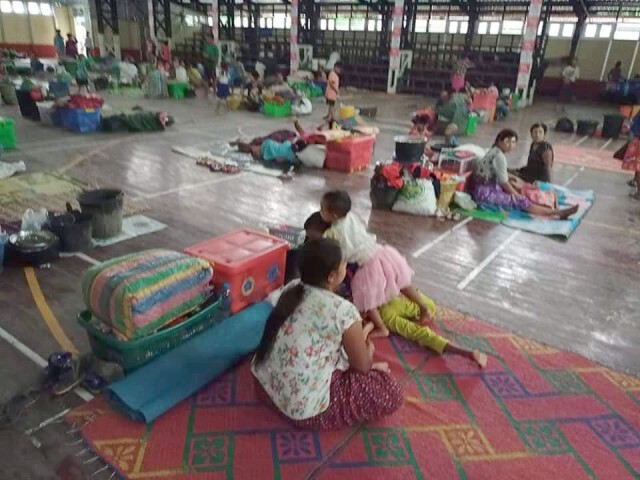 น้ำท่วม"ผาอ่าง"อ่วม-ทางการเมียนมาจัดรร.-วัดให้อาศัย