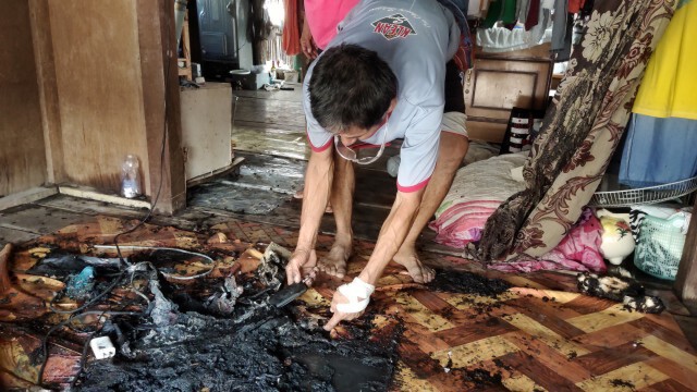 หนุ่มสุพรรณเผลอหลับปลั๊กไฟช๊อตไหม้ร่างสาหัส