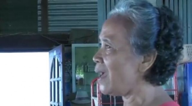 คุณป้าฮีโร่ ช่วยสาวรอดคมมีดอีโต้วิ่งหลบร้านของชำ