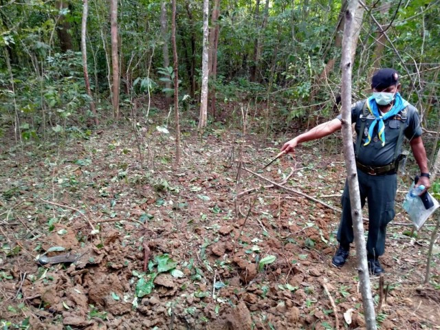 เข้าป่าหาเห็ดเขตชายแดนเหยียบระเบิดเสียชีวิต 1 ราย