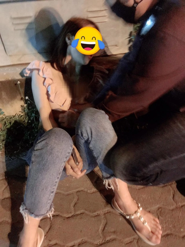 หนุ่มเจอสาวเมาไม่ได้สติอยู่ข้างทาง นั่งรอจนรู้ความจริงได้แต่ถอนหายใจ