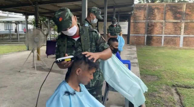 ทหารใหม่ผลัด1/63 รายงานตัวเเล้ว "บิ๊กแดง"สั่ง"ผบ.ชา"คุมการฝึก