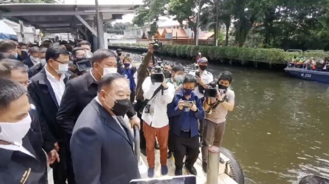 ประวิตร ลงพื้นที่บางกะปิ เร่งฟื้นฟูคลองแสนแสบน้ำใส ไร้ขยะ