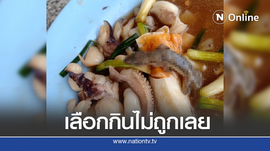 ลูกค้าหัวร้อน สั่งผัดปลาหมึกแถมผัดจิ้งจก ลั่น อาหารอร่อยสั่งมากินหลายครั้งมาก