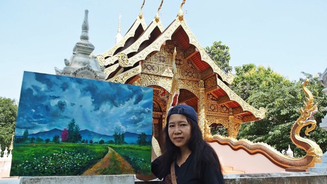เปิดประมูลภาพ "รอฟ้า หลังฝน"หารายได้ช่วยผู้ป่วยติดเตียง28ปี