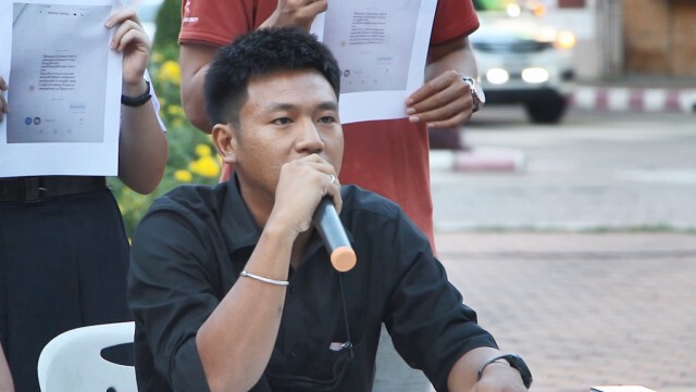 ฉีกภาพ "ผกก.เมืองขอนแก่น" รับคำร้องย้ายอนุสาวรีย์ ปชต.ขอนแก่น