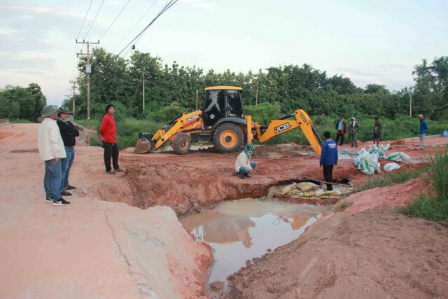 เร่งหาแนวทางป้องกันมวลน้ำป่าดงระแนงปลายฝนหลาก